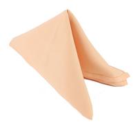 Neel Blue 20 Inch Peach Polyester Table Napkins, Reusable, Wrinkle-Resistant - 50X50Cm, 1Pc