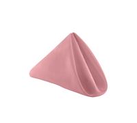 Neel Blue 20 Inch Polyester Table Napkins, Reusable, Wrinkle-Resistant - 50x50cm in Dusty Pink | Size: 50x50 cm Neel Blue Dusty Pink 50x50 cm