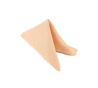 Neel Blue 20 Inch Polyester Table Napkins, Reusable, Wrinkle-Resistant - 50x50cm in Peach | Size: 50x50 cm Neel Blue Peach 50x50 cm