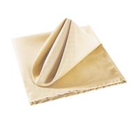 Neel Blue 20 Inch Polyester Table Napkins, Reusable, Wrinkle-Resistant Cloth Napkins - Beige