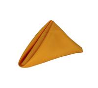 Neel Blue 20 Inches Polyester Table Napkins - Gold - Pack Of 4