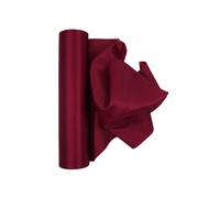 Neel Blue 20cm x 29cm Solid Satin Roll Large Fabric for Chair Sash Wedding Bouquet Décor Drapery in Burgundy | Size: 20 cm x 29 cm Neel Blue Burgundy 20 cm x 29 cm