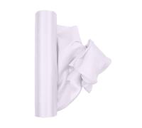 Neel Blue 20cm x 29cm Solid Satin Roll Large Fabric for Chair Sash Wedding Bouquet Décor Drapery in White | Size: 20 cm x 29 cm Neel Blue White 20 cm x 29 cm