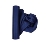 Neel Blue 20cm x 29cm Solid Satin Roll Large Fabric for Chair Sash Wedding Bouquet Décor Drapery in Navy | Size: 20 cm x 29 cm Neel Blue Navy 20 cm x 29 cm