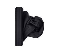 Neel Blue 20cm x 29cm Solid Satin Roll Large Fabric for Chair Sash Wedding Bouquet Décor Drapery in Black | Size: 20 cm x 29 cm Neel Blue Black 20 cm x 29 cm