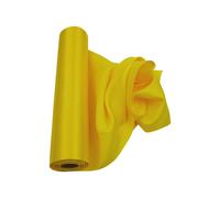 Neel Blue 20cm x 29cm Solid Satin Roll Large Fabric for Chair Sash Wedding Bouquet Décor Drapery in Yellow | Size: 20 cm x 29 cm Neel Blue Yellow 20 cm x 29 cm