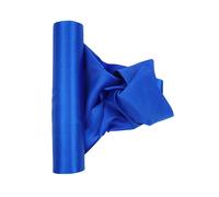 Neel Blue 20cm x 29cm Solid Satin Roll Large Fabric for Chair Sash Wedding Bouquet Décor Drapery in Blue | Size: 20 cm x 29 cm Neel Blue Blue 20 cm x 29 cm