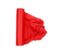 Neel Blue 20cm x 29cm Solid Satin Roll Large Fabric for Chair Sash Wedding Bouquet Décor Drapery in Red | Size: 20 cm x 29 cm Neel Blue Red 20 cm x 29 cm