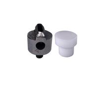 Neel Blue 20mm Oval Shape Hole Cutting Die With Plastic Base For Green Machine Hand Press