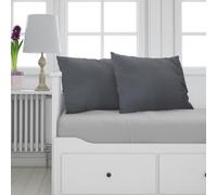 Neel Blue 220Gsm Crushed Velvet Square Cushion Covers, Set Of 2 Grey Pillow Case, 45Cm X 45Cm