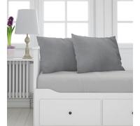 Neel Blue 220Gsm Crushed Velvet Square Cushion Covers, Set Of 2 Silver Grey Pillow Case, 45Cm X 45Cm