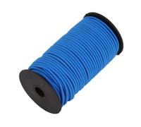 Neel Blue 25 Metres Bungee Cord, 4mm Wide Stretchy Strap Round Elastic String, Blue