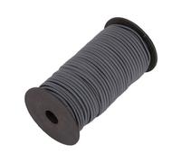 Neel Blue 25 Metres Bungee Cord, 4mm Wide Stretchy Strap Round Elastic String, Dark Grey