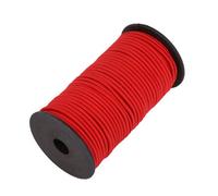 Neel Blue 25 Metres Bungee Cord, 4mm Wide Stretchy Strap Round Elastic String, Red