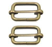 Neel Blue 25mm Bronze Heavy-Duty Metal Strap Buckle Adjustable Slider Buckle