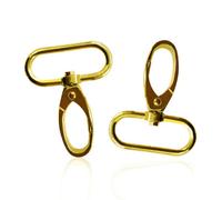 Neel Blue 25mm Gold Metal Trigger Snap Hook Buckle, Swivel Snap Fastener