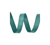 Neel Blue 25mm Grosgrain Ribbon, Solid Polyester Ribbon, 10 Metres in Emerald Neel Blue Emerald