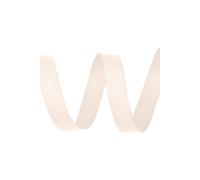 Neel Blue 25mm Grosgrain Ribbon, Solid Polyester Ribbon, 10 Metres in Ivory Neel Blue Ivory
