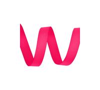 Neel Blue 25mm Grosgrain Ribbon, Solid Polyester Ribbon, 10 Metres in Magenta Neel Blue Magenta