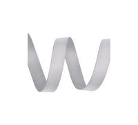 Neel Blue 25mm Grosgrain Ribbon, Solid Polyester Ribbon, 10 Metres in Silver Neel Blue Silver