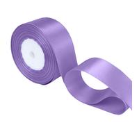 Neel Blue 25mm Lilac Purple Double Sided Satin Polyester Ribbon Roll, 25 Metres