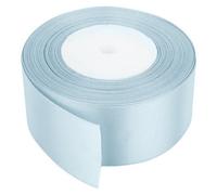 Neel Blue 25mm Sky Blue Double Sided Satin Polyester Ribbon Roll, 25 Metres