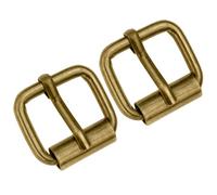 Neel Blue 25mm Square Metal Buckles, Belt Strap Hardware - Bronze