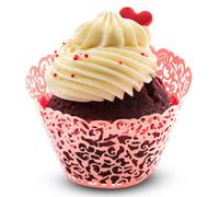 Neel Blue 25Pcs Pink Paper Cupcake & Muffin Wrapper For Birthdays, Weddings, Special Events