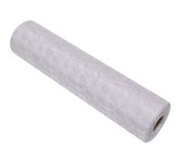 Neel Blue 29Cm X 25M Organza Roll Snow Sheer Fabric, Glitter Roll - White