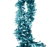 Neel Blue 2M X 9Cm Soft & Bright Christmas Tinsel Garland For Xmas Tree & Home Decorations, Baby Blue