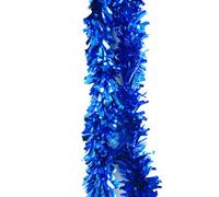 Neel Blue 2M X 9Cm Soft & Bright Christmas Tinsel Garland For Xmas Tree & Home Decorations, Blue