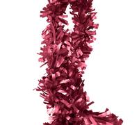 Neel Blue 2M X 9Cm Soft & Bright Christmas Tinsel Garland For Xmas Tree & Home Decorations, Burgundy