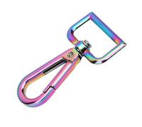 Neel Blue 2Pcs Swivel Snap Hooks, Lobster Claw Clasp, Rainbow