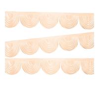 Neel Blue 3 Metres Swag Curtain Ice Silk Detachable Backdrop Swag, Rose Gold