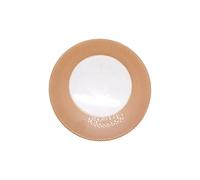 Neel Blue 33cm Charger Plates Checkered Design Glass Plates for Dinner Table Decoration in Rose Gold Neel Blue Rose Gold