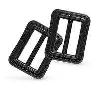 Neel Blue 35mm Black Tri-Glide Slider Buckle, Replacement Clasp For Art & Craft