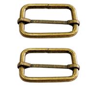Neel Blue 38mm Bronze Heavy-Duty Metal Strap Buckle Adjustable Slider Buckle
