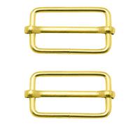 Neel Blue 38mm Gold Heavy-Duty Metal Strap Buckle Adjustable Slider Buckle