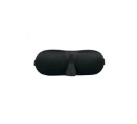 Neel Blue 3D Contoured Eye Mask For Sleeping, Blindfold Sleep Mask With Adjustable Strap In Black Black One Size