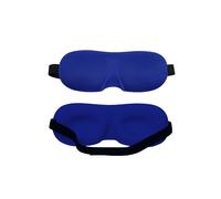 Neel Blue 3D Contoured Eye Mask for Sleeping, Blindfold Sleep Mask with Adjustable Strap in Blue