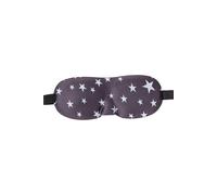 Neel Blue 3D Contoured Grey Eye Mask For Sleeping, Star Printed Blindfold Sleep Mask With Adjustable Strap Grey