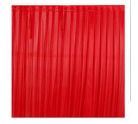 Neel Blue 3X6 M Ice Silk Backdrop Curtain Photography Scenery For Christmas Events Decor, Red