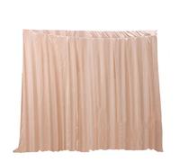 Neel Blue 3X6 M Ice Silk Backdrop Curtain Photography Scenery For Christmas Events Decor, Rose Gold
