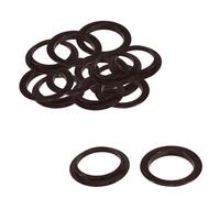 Neel Blue 40mm Curtain Eyelets Round Plastic Eyelets, Brown - 8Pcs