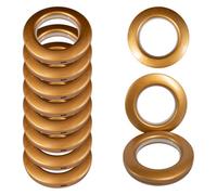 Neel Blue 42mm Platic Eyelets, Bronze Grommet Rings For Curtains & Drapes, Backdrop, 10Pcs