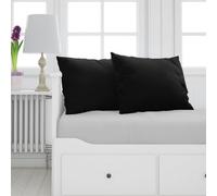 Neel Blue 45 X 45Cm Square Cushion, Set Of 2 Pillow Cover Polyester Linen Cover - Black