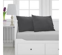 Neel Blue 45 X 45Cm Square Cushion, Set Of 2 Pillow Cover Polyester Linen Cover - Dark Grey