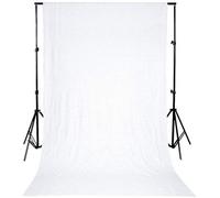 Neel Blue 4Ft X 7Ft Sequin Backdrop Photography Background Shiny Fabric Glitter Curtain Backdrop, White