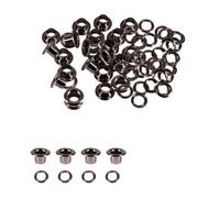 Neel Blue 4mm Long Barrell Eyelets With Washers, Gunmetal, 100Pcs