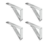 Neel Blue 4Pcs Plain Tablecloth Clips Stainless Steel Table Cloth Clamps